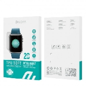 folie silicon protectie la display ceas apple watch series 9 45mm set 6 buc