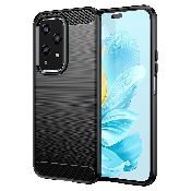 husa carbon silicone honor 200 pro black