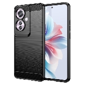 husa carbon silicone oppo reno11 f black cph2603