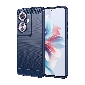 husa carbon silicone oppo reno11 f blue cph2603