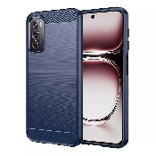 husa carbon silicone oppo reno12 blue cph2625