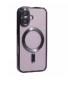 husa magsafe electroedge black clear iphone 16 plus  a3290 a3082 a3289 a3291