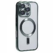 husa magsafe electroedge green clear iphone 16 pro max a3296 a3084 a3295 a3297