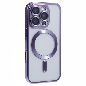 husa magsafe electroedge purple clear iphone 16 pro max a3296 a3084 a3295 a3297