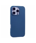 husa microfiber soft tpu navy blue iphone 16 pro max a3296 a3084 a3295 a3297
