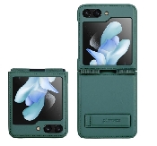 husa nillkin qin leather samsung galaxy z flip 5 green sm-f731