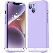 husa silicon softflex oppo reno12  light purple cph2625