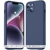 husa silicon softflex oppo reno12 navy blue cph2625