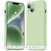 husa silicon softflex oppo reno12 mint green cph2625