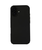 husa x-level thin microfiber tpu black iphone 16 plus a3290 a3082 a3289 a3291