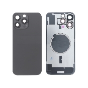 capac sticla spate iphone 16 pro max titanium black a3296 a3084 a3295 a3297