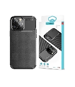 husa autofocus iphone 16 pro carbon design tpu black a3293 a3083 a3292 a3294