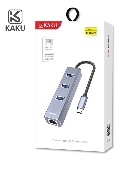 kaku ksc-275 multiport rigid 3 usb 30 slots 15 cm + gigabit ethernet