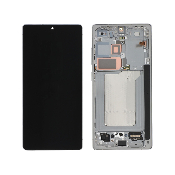 display cu rama samsung galaxy s25 ultra sm-s938 titanium white silver oem gh82-36387c
